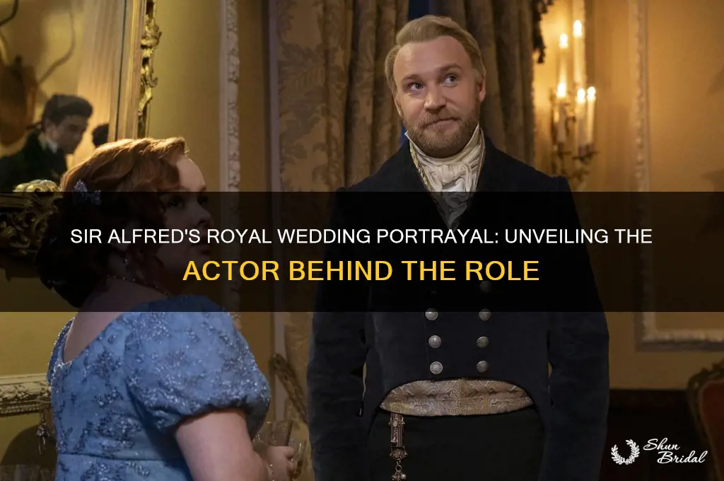 who played sir alfred on cord and tisch royal wedding