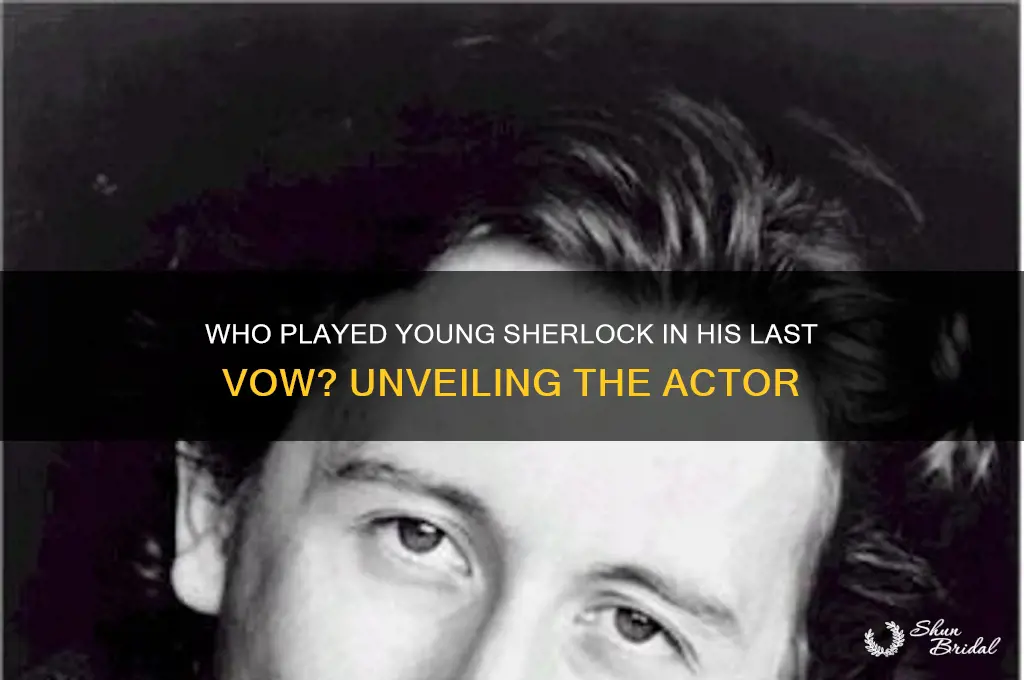 who played young sherlock in his last vow