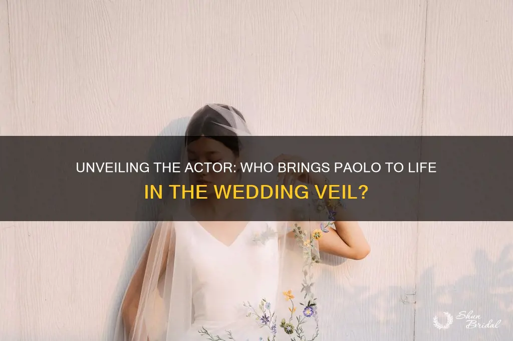 who plays paolo in the wedding veil