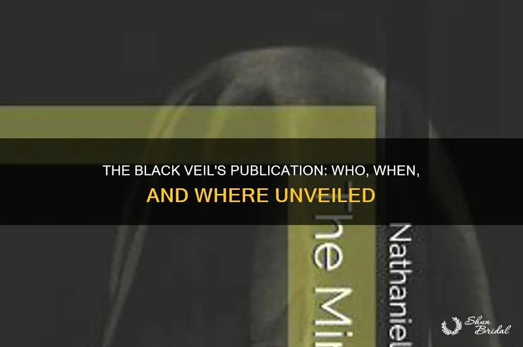 who published the black veil and when and where