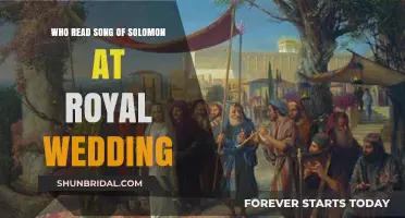 Who Recited Song of Solomon at the Royal Wedding Ceremony?