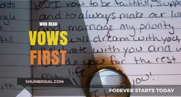 Who Reads Vows First: Bride or Groom? Wedding Tradition Explained