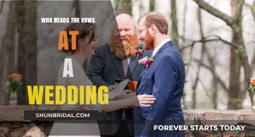 Who Recites Wedding Vows: A Guide to Vow Readers