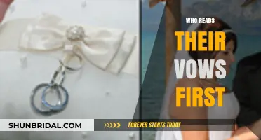Who Reads Their Vows First? Wedding Ceremony Traditions Explained