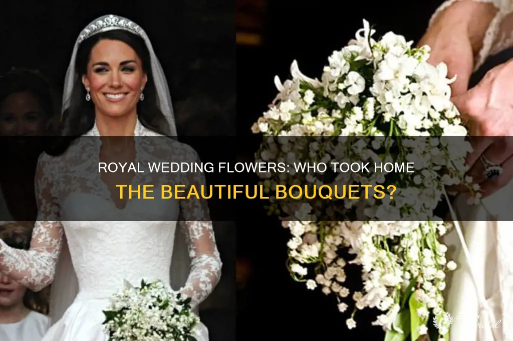 who received the royal wedding flowers after the wedding