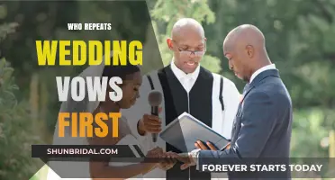 Who Speaks First: The Tradition of Repeating Wedding Vows Explained