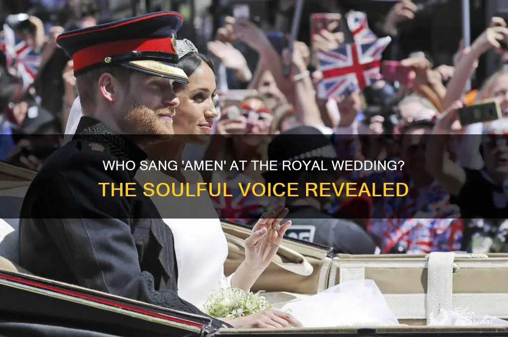 who sang amen at royal wedding