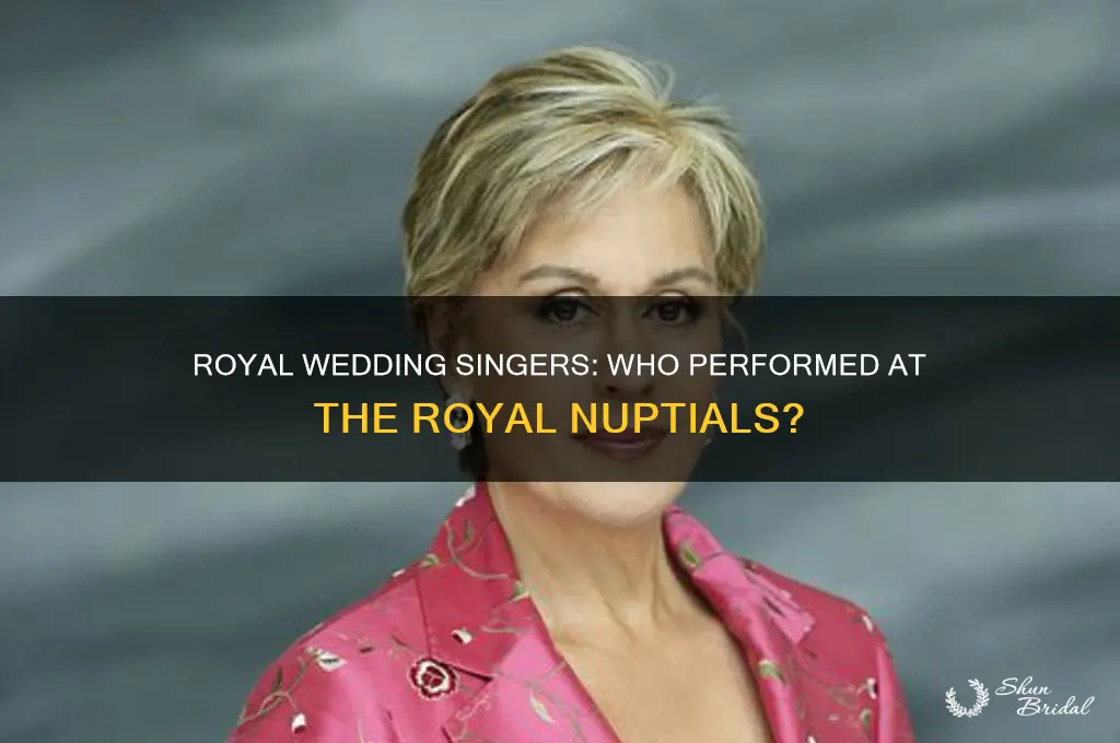 who sang at royal wedding