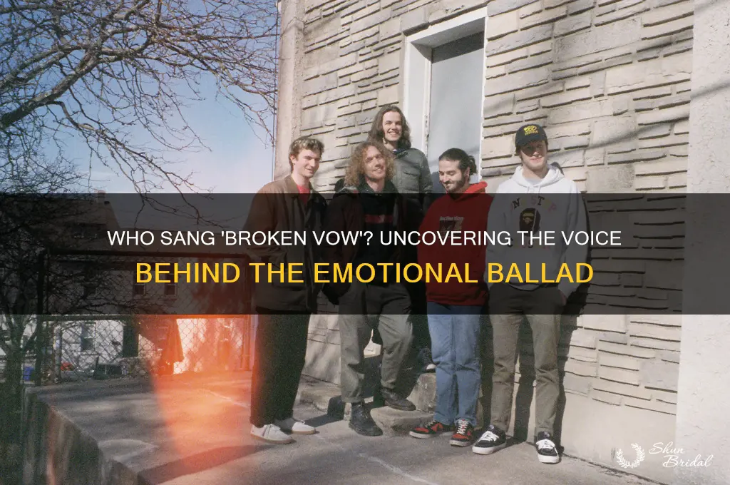 who sang broken vow