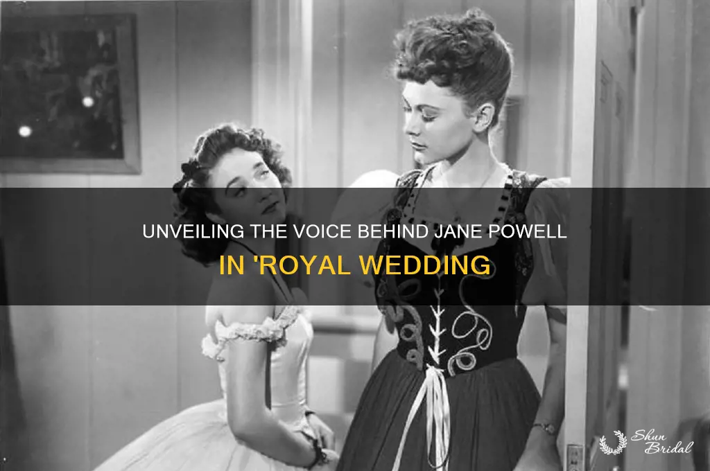 who sang for jane powell in royal wedding