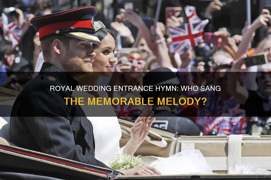 who sang the entrance hymn at royal wedding