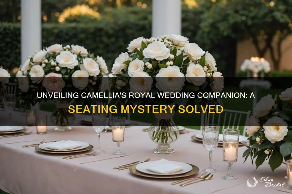 who sat next to camellia at the royal wedding