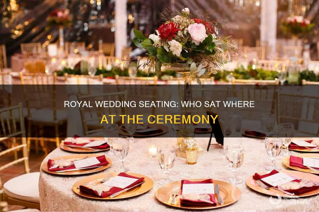 who sat where are royal wedding