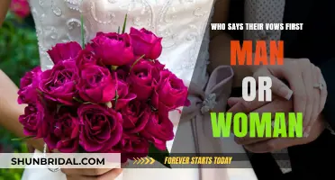 Who Speaks First? Unraveling the Tradition of Wedding Vows