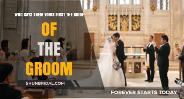 Bride or Groom: Who Traditionally Recites Wedding Vows First?