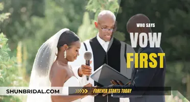 Who Speaks First in Wedding Vows? Unraveling the Tradition