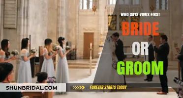 Who Speaks First: Bride or Groom in Wedding Vows?