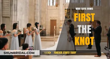 Who Recites Vows First: Bride or Groom? The Knot Explained