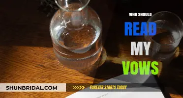 Who Should Read Your Vows: A Guide to Choosing Vow Readers