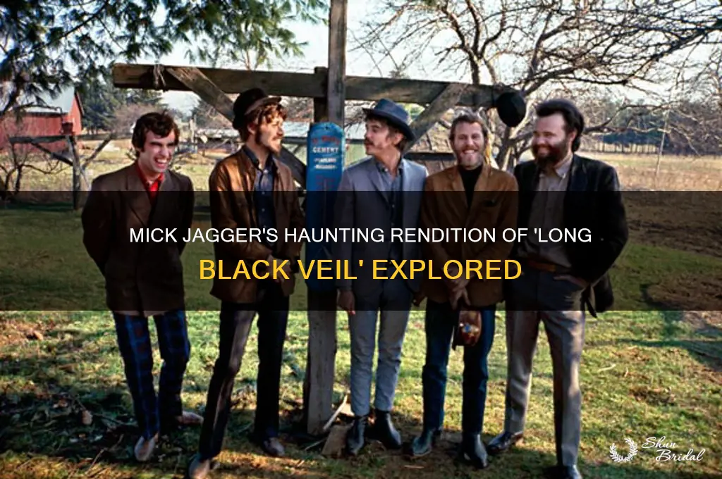 who singing long black veil mick jagger