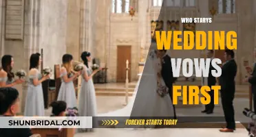 Who Speaks First in Wedding Vows: Bride or Groom?
