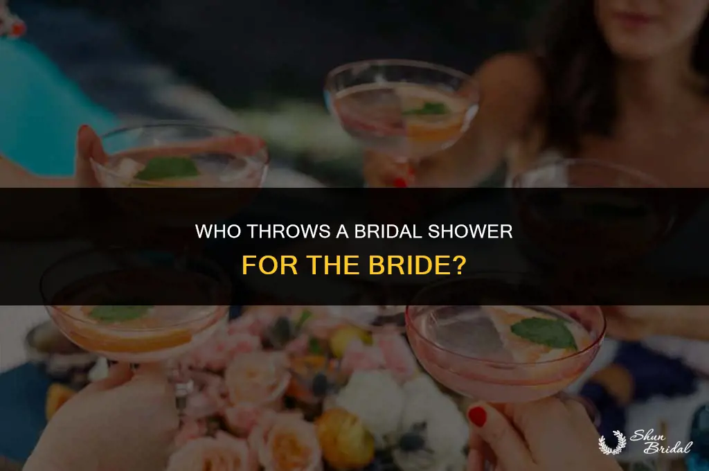 who throws bridal shower for bride