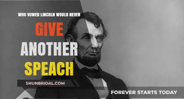 Who Silenced Lincoln? The Vow to End His Speeches
