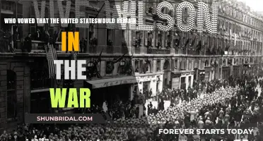 Who Pledged America's Commitment to Stay in the War?