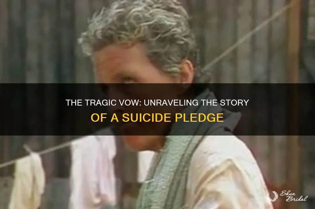 who vows to kill himself