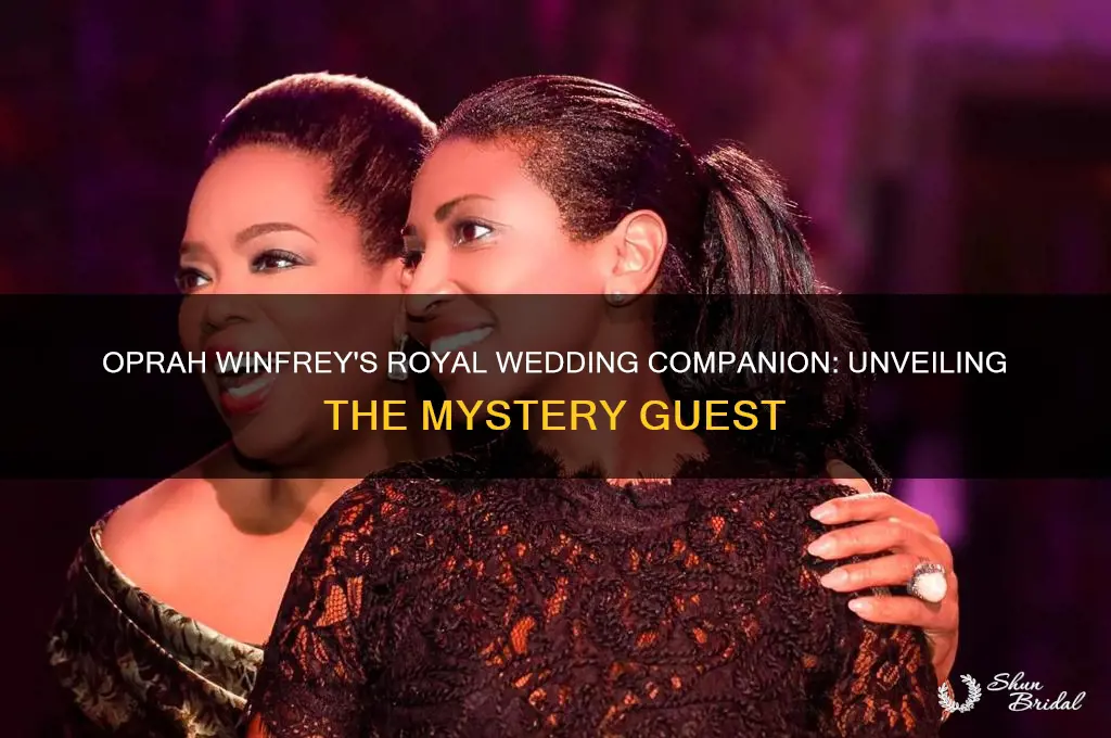 who walked in the royal wedding with oprah winfrey