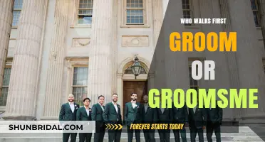 Groom or Groomsmen: Who Takes the First Step Down the Aisle?