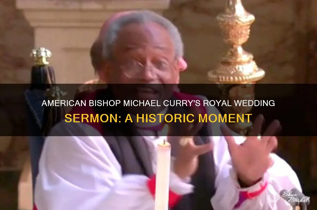 who was american bishop at royal wedding