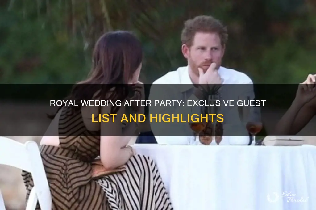 who was at the royal wedding after party