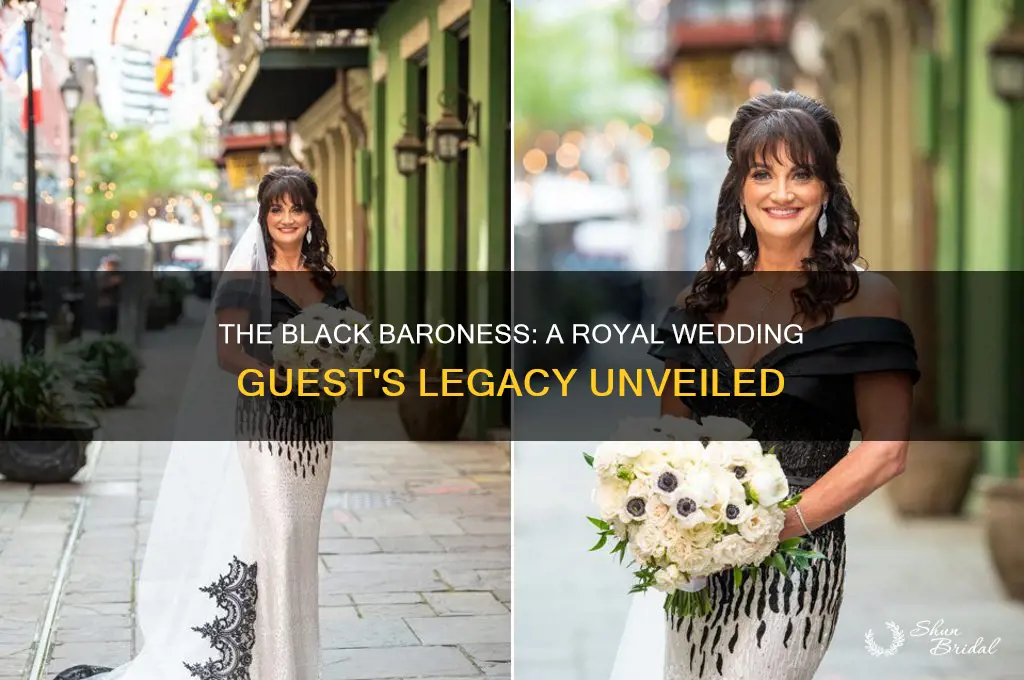 who was black baroness royal wedding