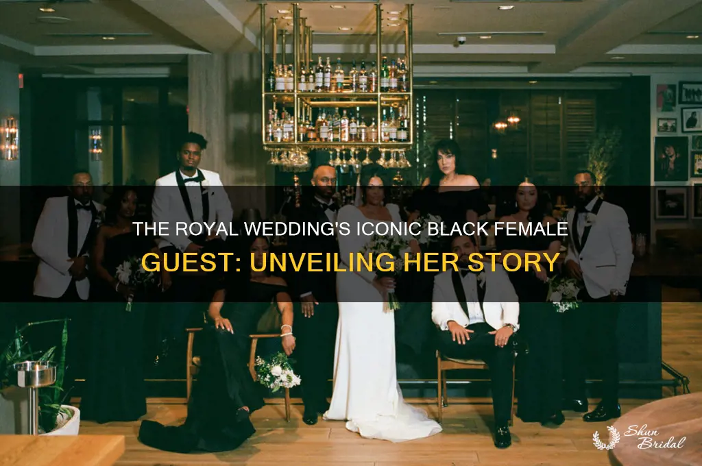 who was black woman at royal wedding in church