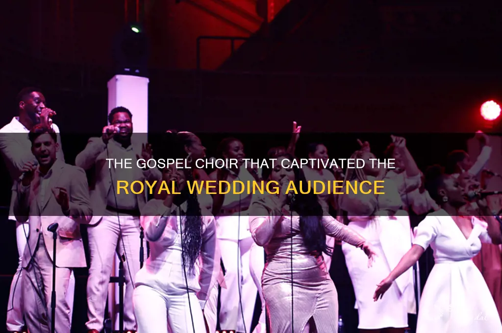 who was gospel choir at royal wedding