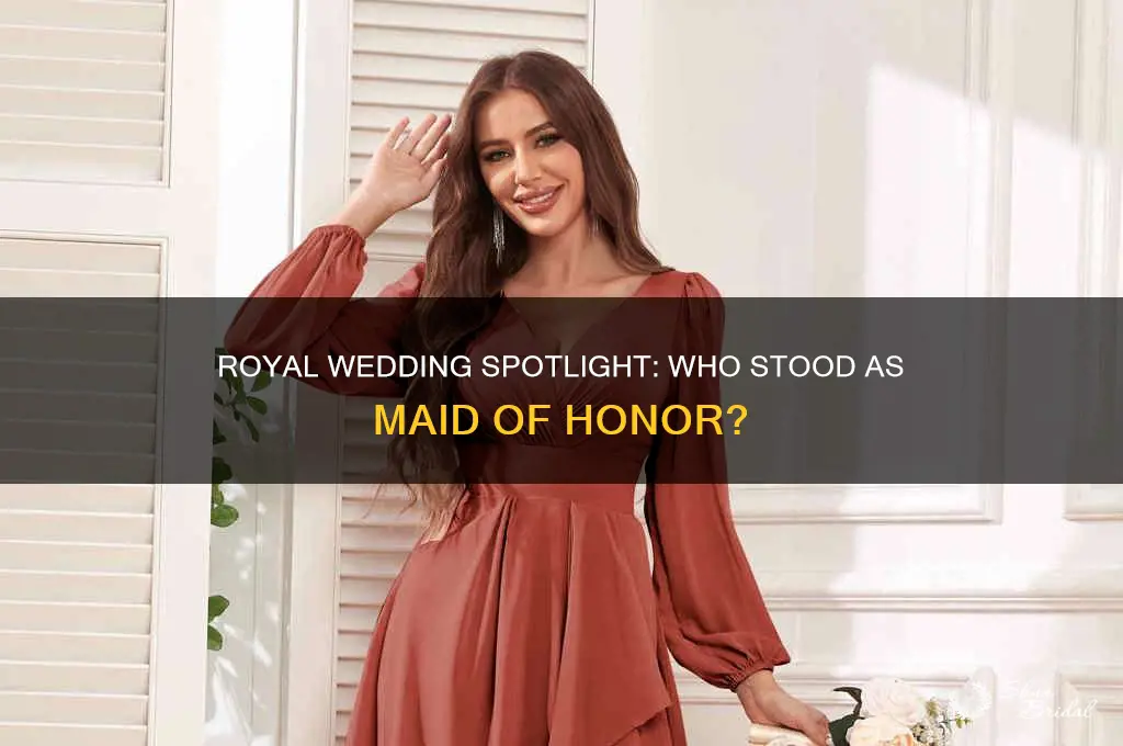 who was maid of honor in royal wedding