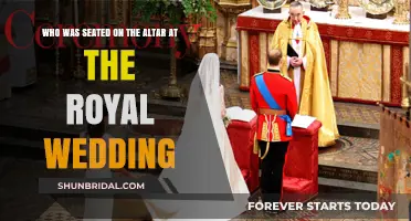 Royal Wedding Altar Mystery: Who Was Seated There?