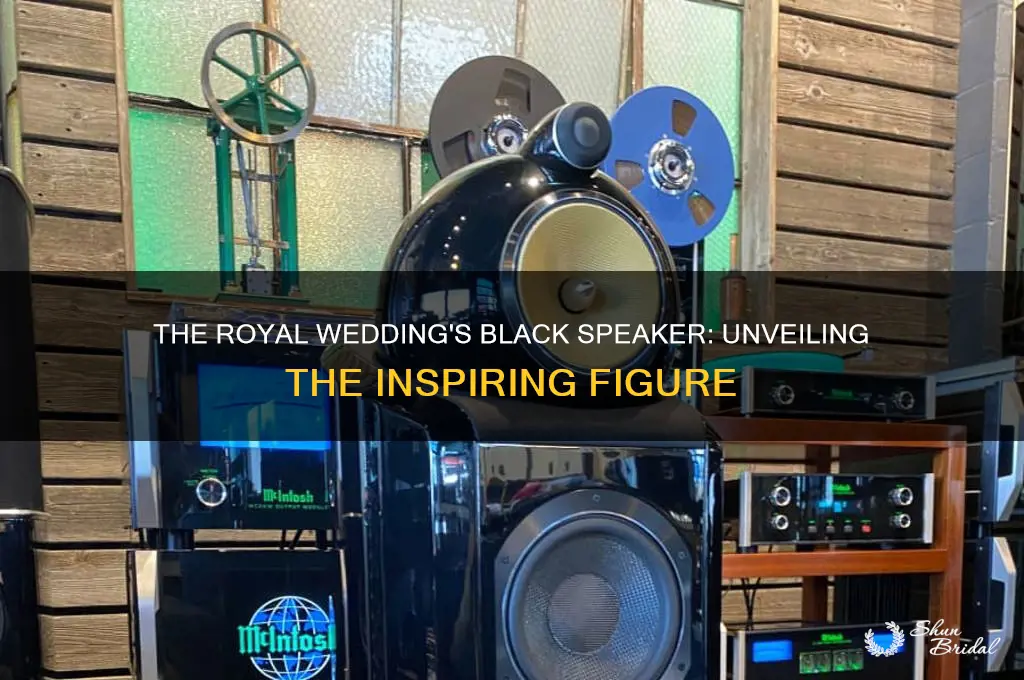 who was the black speaker at the royal wedding