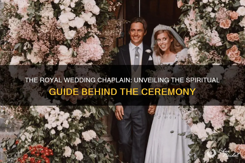 who was the chaplain at the royal wedding