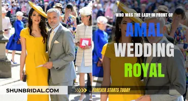 Unveiling the Mystery: The Lady at Amal's Royal Wedding