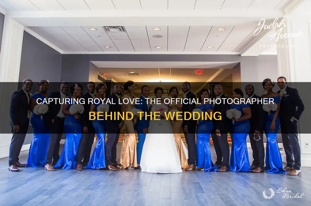 who was the official photographer of the royal wedding