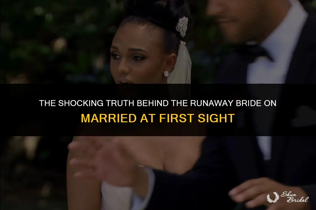 who was the runaway bride on married at first sight