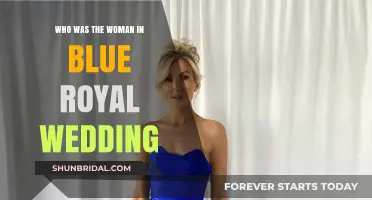 The Woman in Blue: Unveiling the Mystery at the Royal Wedding