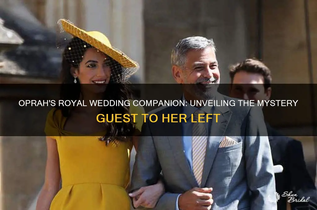who was to the left of oprah at royal wedding