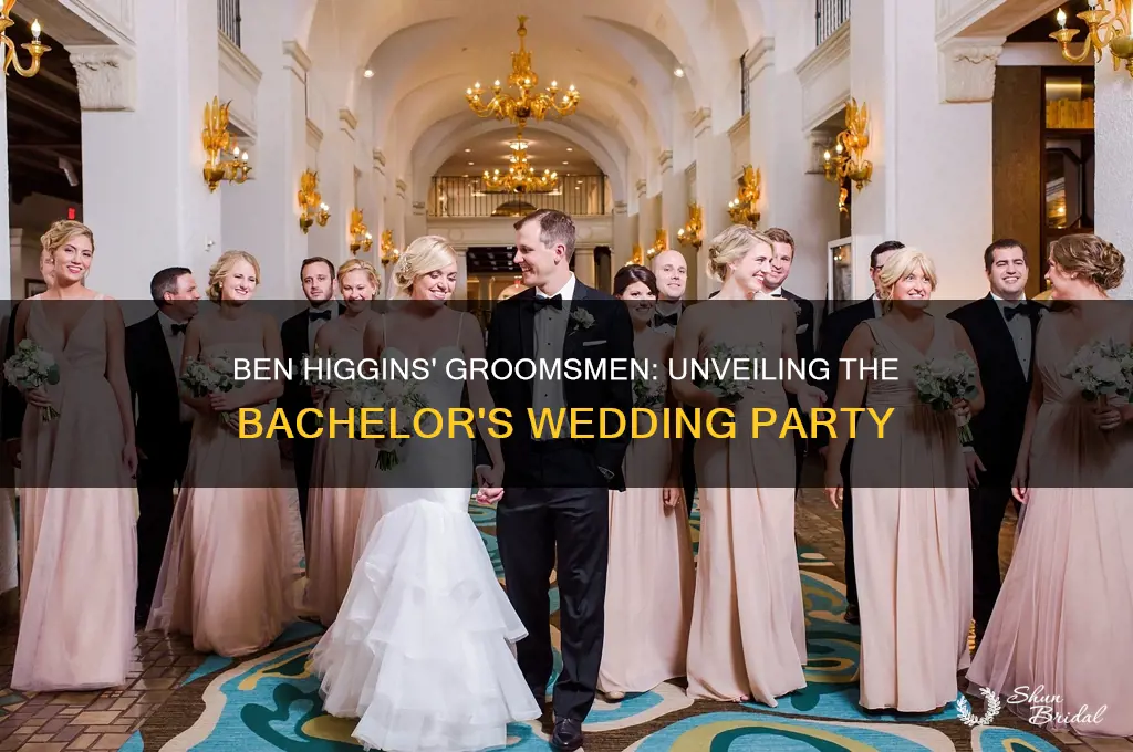 who were ben higgins groomsmen