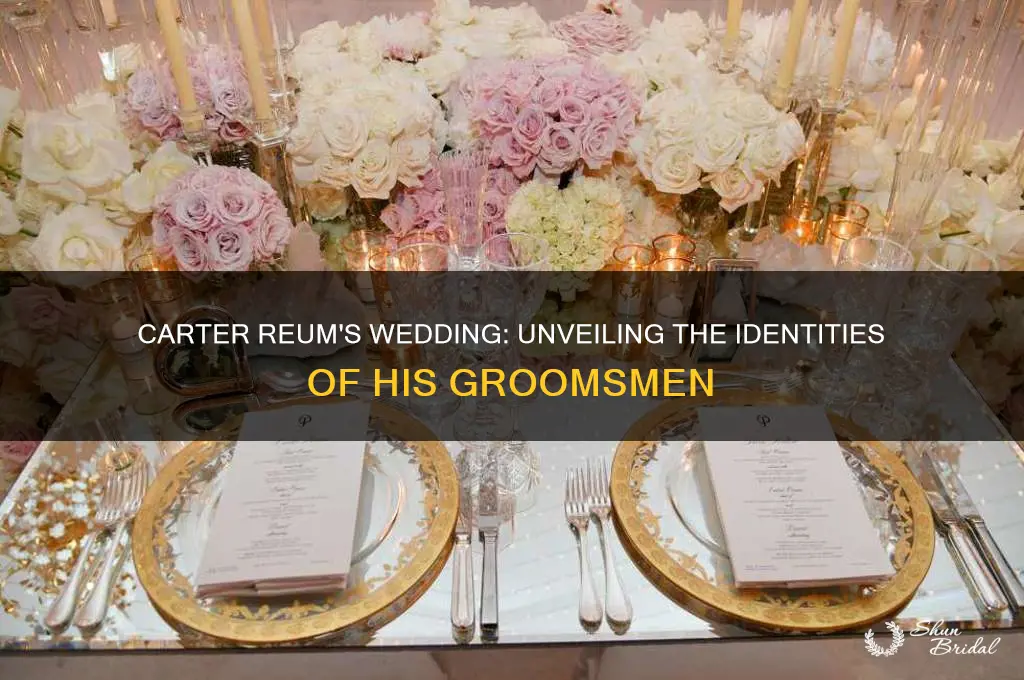 who were carter reum groomsmen