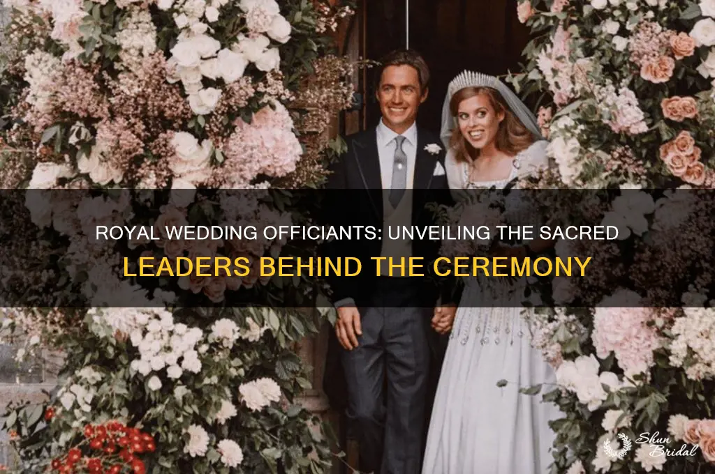 who were officiants at royal wedding