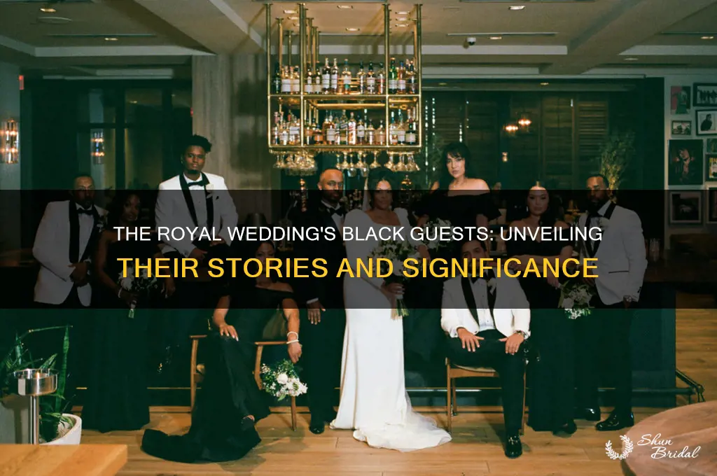 who were the blacks at the royal wedding