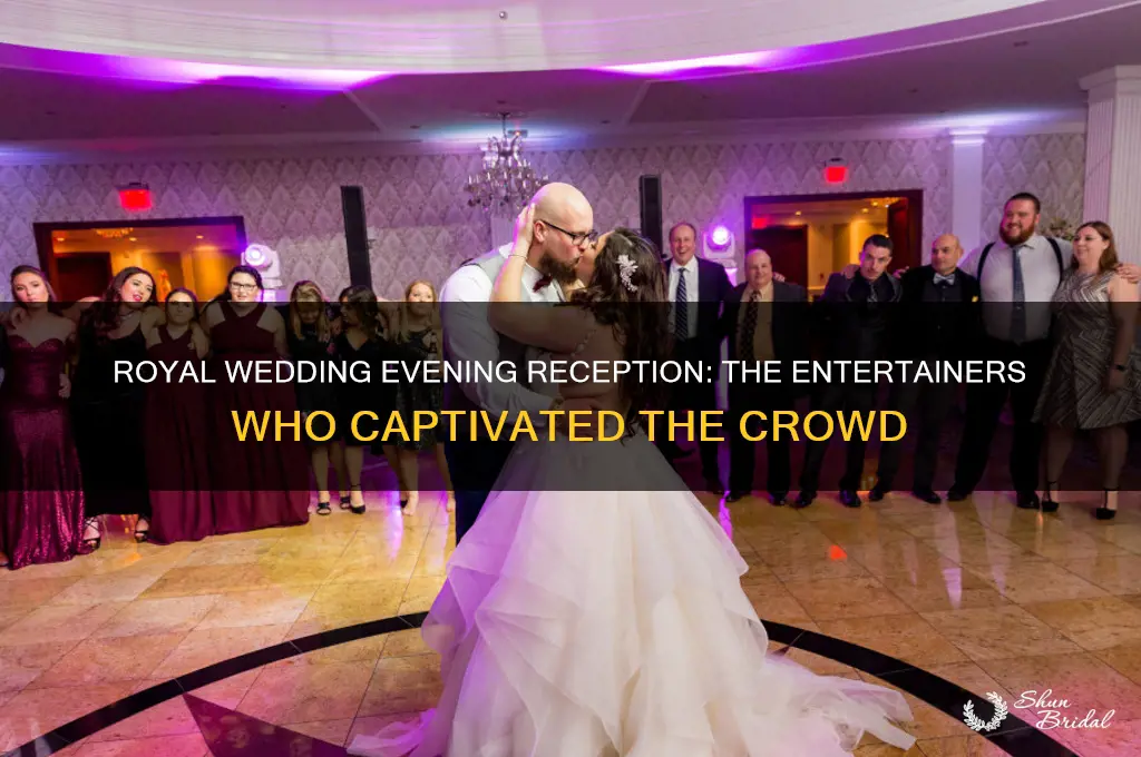 who were the entertainers for the royal wedding evening reception